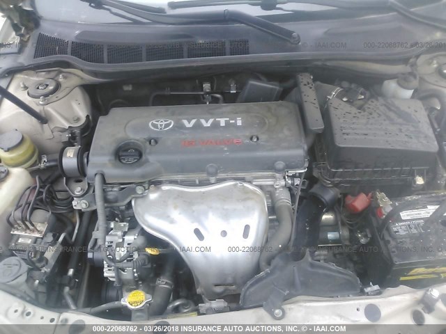 4T1BE46K47U633058 - 2007 TOYOTA CAMRY NEW GENERAT CE/LE/XLE/SE TAN photo 10