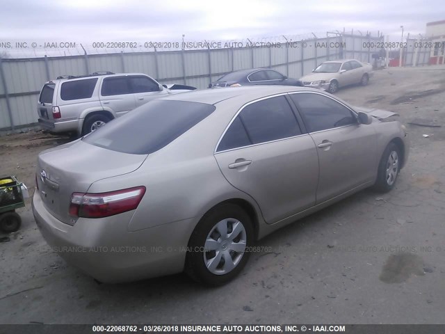 4T1BE46K47U633058 - 2007 TOYOTA CAMRY NEW GENERAT CE/LE/XLE/SE TAN photo 4