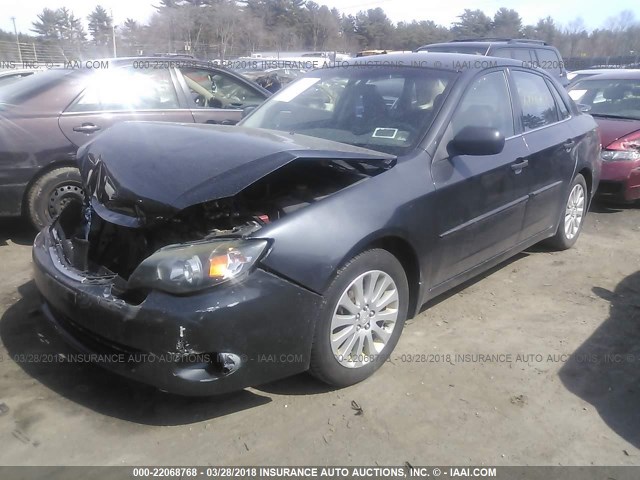 JF1GE61668H527985 - 2008 SUBARU IMPREZA 2.5I GRAY photo 2