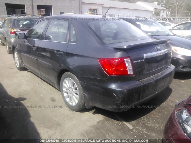 JF1GE61668H527985 - 2008 SUBARU IMPREZA 2.5I GRAY photo 3