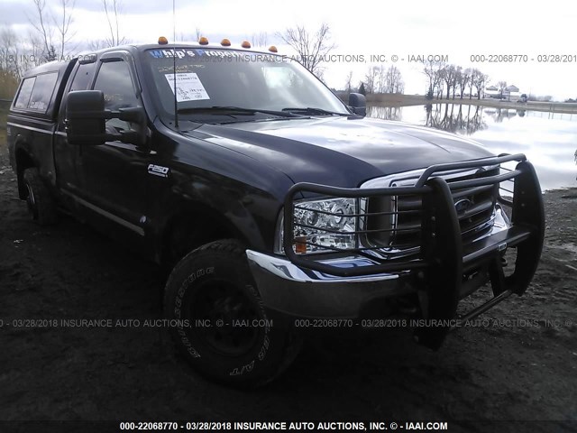 1FTNX21F3YED13378 - 2000 FORD F250 SUPER DUTY BLACK photo 1