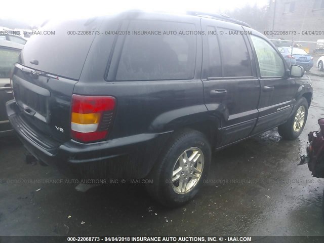 1J4GW48N94C409956 - 2004 JEEP GRAND CHEROKEE LAREDO/COLUMBIA/FREEDOM 黑色 照片 4
