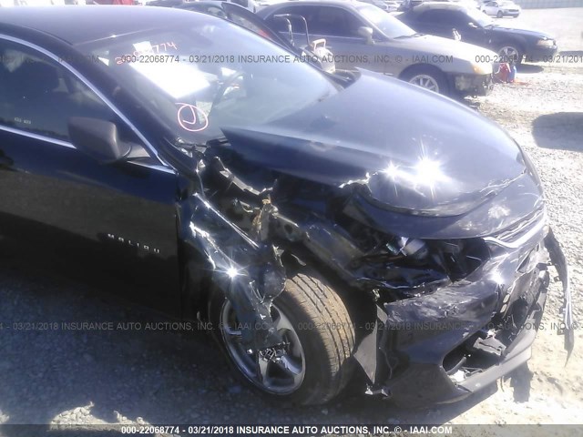 1G1ZB5ST7HF241612 - 2017 CHEVROLET MALIBU LS 黑色 照片 6