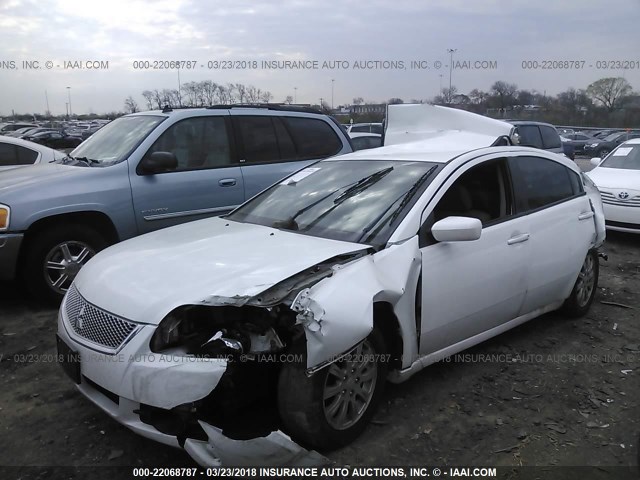 4A32B2FF7BE020405 - 2011 MITSUBISHI GALANT FE WHITE photo 2