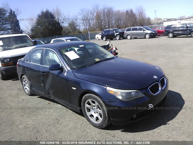 WBANA53574B176607 - 2004 BMW 525 I 蓝色 照片 1