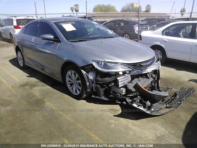 1C3CCCCB9FN725566 - 2015 CHRYSLER 200 C GRAY photo 1