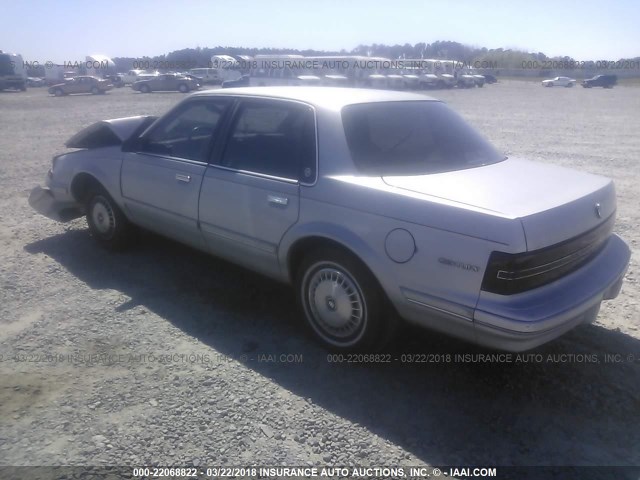 1G4AG55N4P6422566 - 1993 BUICK CENTURY SPECIAL SILVER photo 3