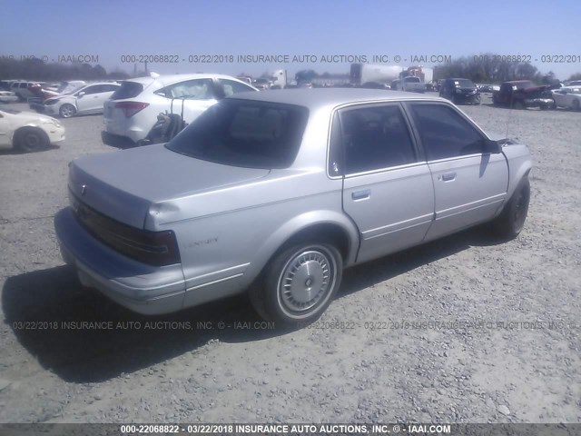 1G4AG55N4P6422566 - 1993 BUICK CENTURY SPECIAL SILVER photo 4