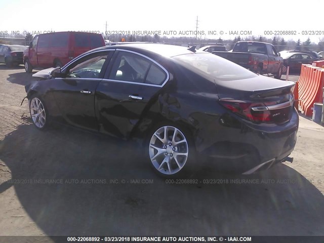 2G4GT5GX8E9209937 - 2014 BUICK REGAL GS 黑色 照片 3