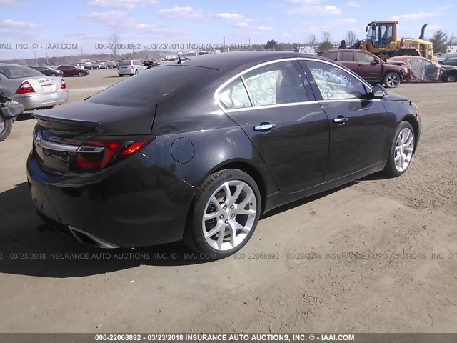 2G4GT5GX8E9209937 - 2014 BUICK REGAL GS 黑色 照片 4