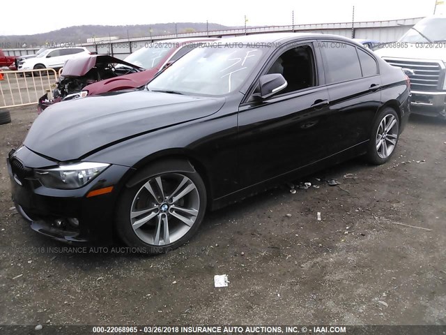 WBA3D3C57EK154904 - 2014 BMW 328 D BLACK photo 2