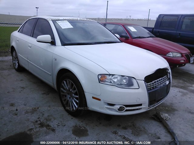 WAUDF78E66A127246 - 2006 AUDI A4 2.0T QUATTRO WHITE photo 1