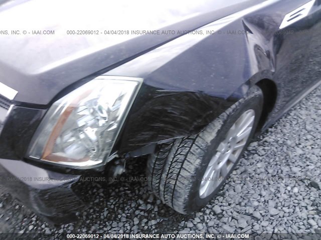 1G6DA5EG4A0126254 - 2010 CADILLAC CTS BLACK photo 6