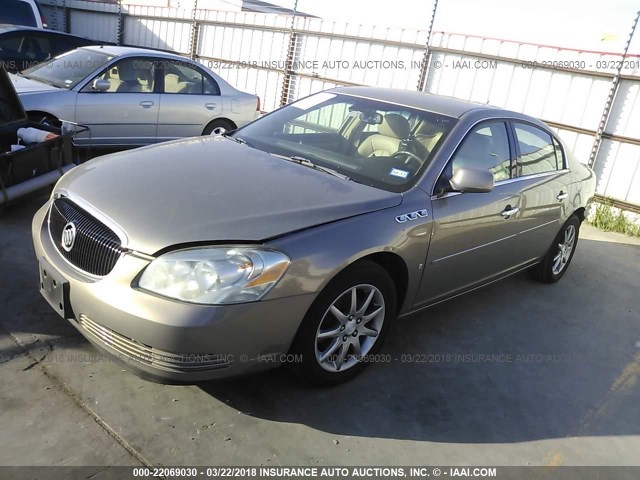 1G4HD57217U200542 - 2007 BUICK LUCERNE CXL TAN photo 2