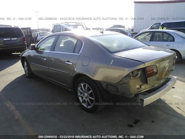 1G4HD57217U200542 - 2007 BUICK LUCERNE CXL TAN photo 3