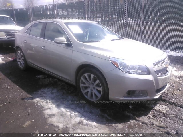 1G11H5SA7DF290376 - 2013 CHEVROLET MALIBU LTZ 金色 照片 1