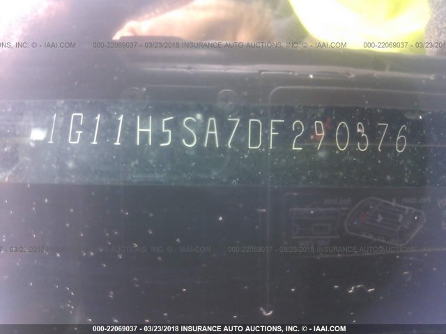 1G11H5SA7DF290376 - 2013 CHEVROLET MALIBU LTZ 金色 照片 9