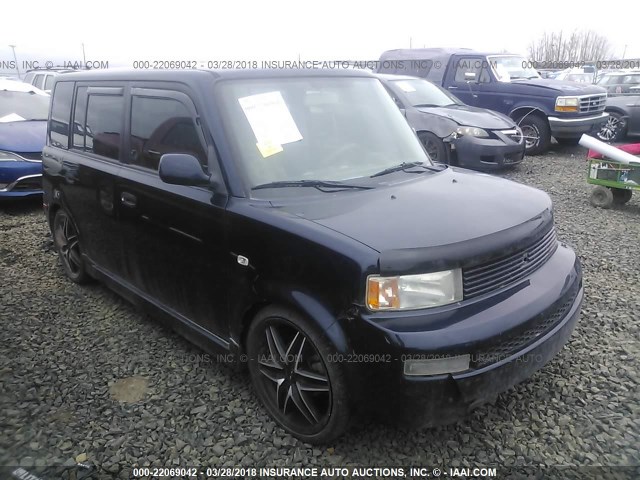 JTLKT334664123548 - 2006 TOYOTA SCION XB Dark Blue photo 1