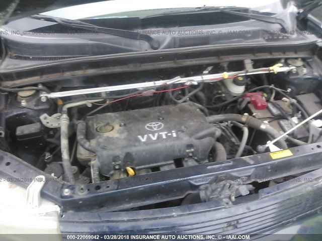 JTLKT334664123548 - 2006 TOYOTA SCION XB Dark Blue photo 10