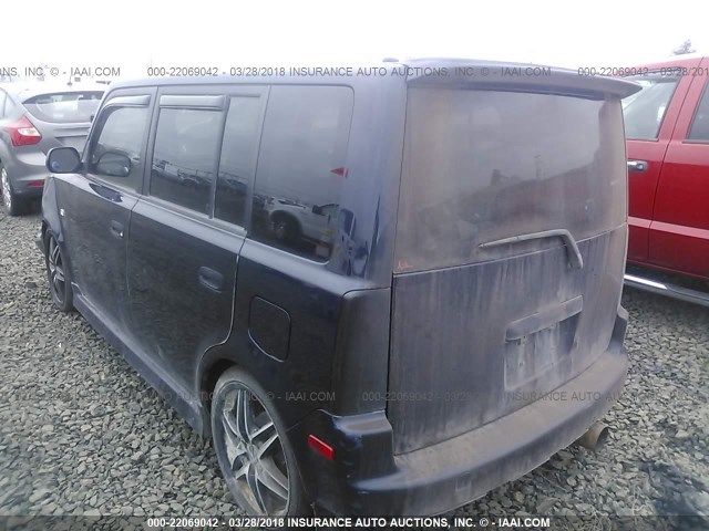 JTLKT334664123548 - 2006 TOYOTA SCION XB Dark Blue photo 3