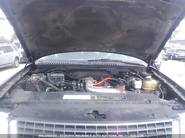 1FMPU16L64LB39608 - 2004 FORD EXPEDITION XLT მუქი ლურჯი ფოტო 10