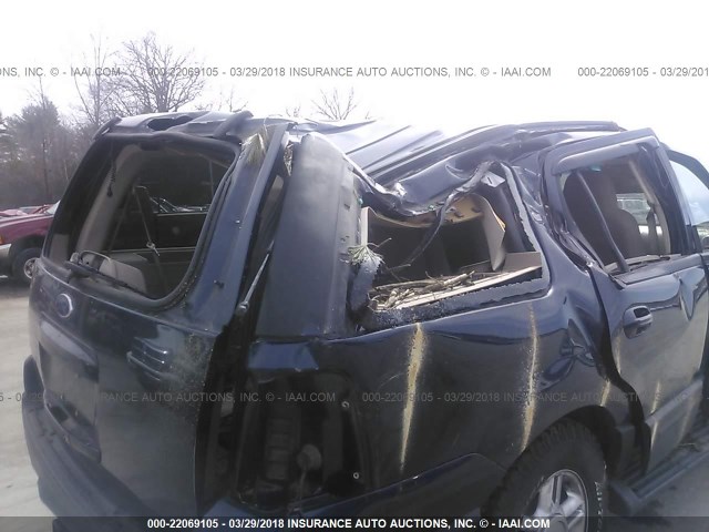 1FMPU16L64LB39608 - 2004 FORD EXPEDITION XLT მუქი ლურჯი ფოტო 6