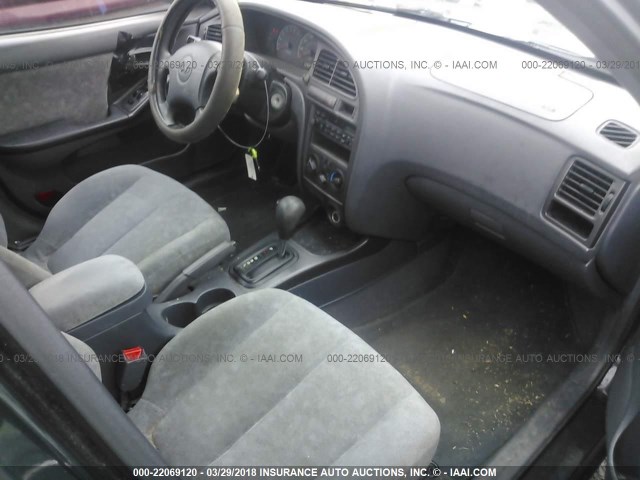 KMHDN45D52U301408 - 2002 HYUNDAI ELANTRA GLS/GT BLACK photo 5