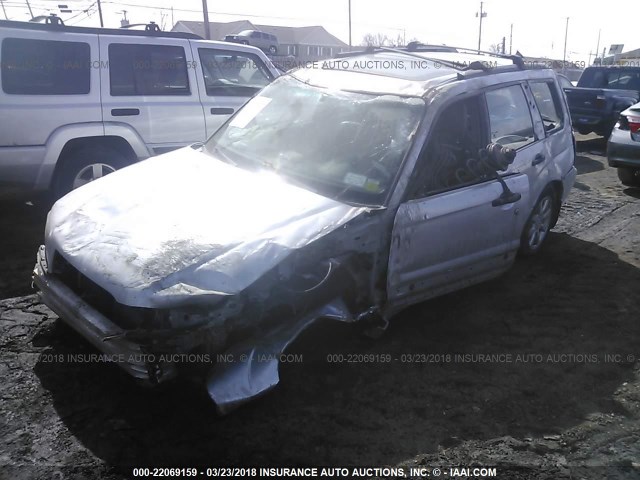 JF1SG65675H736338 - 2005 SUBARU FORESTER 2.5XS Серый фото 2