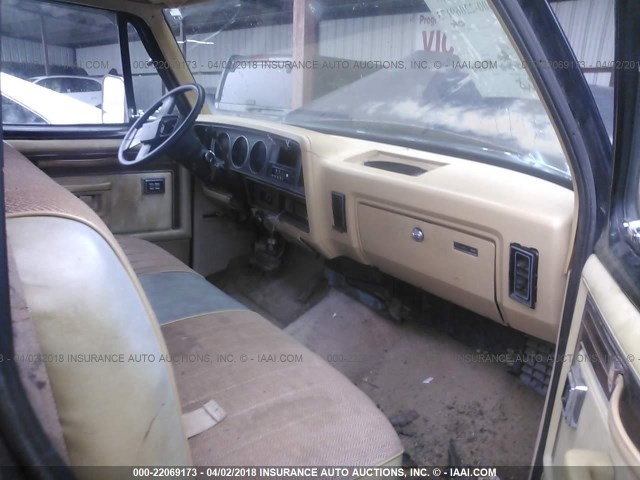 1B7HD14T2GS010237 - 1986 DODGE D-SERIES D150 BROWN photo 5