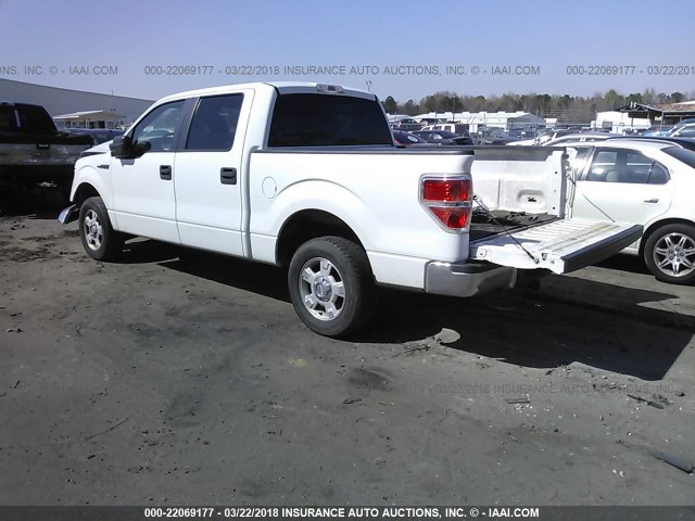 1FTEW1CM0BFB77477 - 2011 FORD F150 SUPERCREW WHITE photo 3