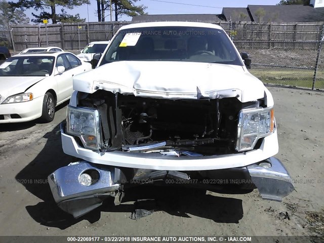 1FTEW1CM0BFB77477 - 2011 FORD F150 SUPERCREW WHITE photo 6