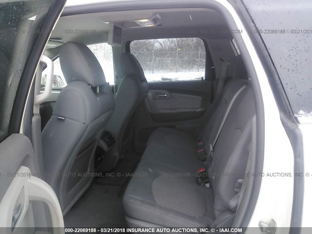 1GNKVGED1BJ113121 - 2011 CHEVROLET TRAVERSE LT CREAM photo 8