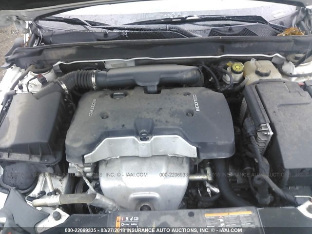 1G11C5SL3FF174305 - 2015 CHEVROLET MALIBU 1LT თეთრი ფოტო 10