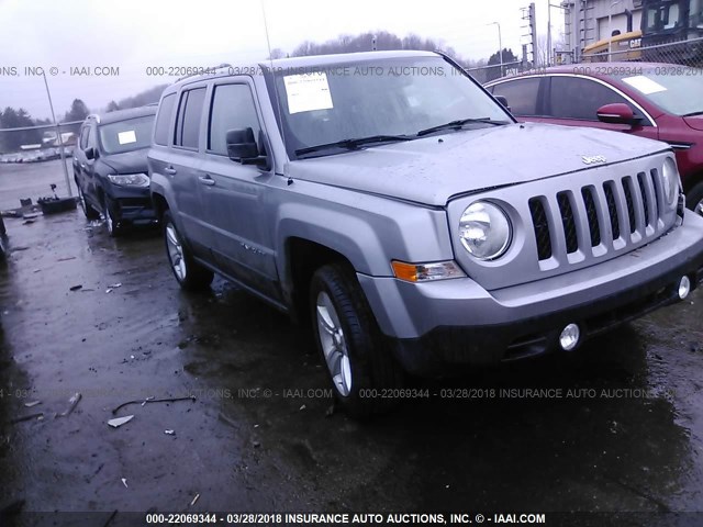 1C4NJRFB4GD598287 - 2016 JEEP PATRIOT LATITUDE SILVER photo 1