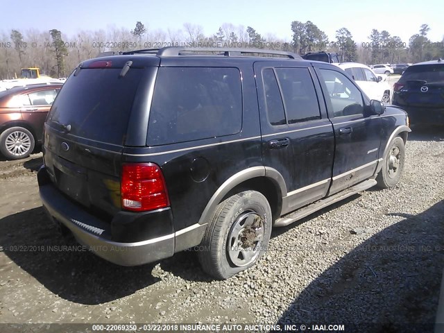 1FMZU74K32UD32604 - 2002 FORD EXPLORER EDDIE BAUER BLACK photo 4