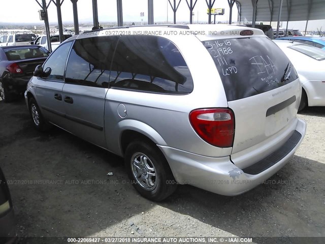 1D4GP24R95B273709 - 2005 DODGE GRAND CARAVAN SE GRAY photo 3