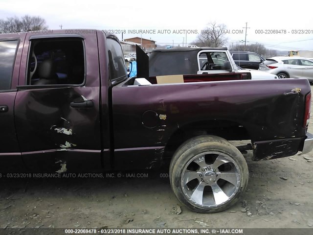 3D7KA28C73G703469 - 2003 DODGE RAM 2500 ST/SLT MAROON photo 6