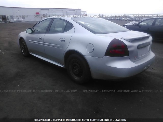 2G2WP522851125510 - 2005 PONTIAC GRAND PRIX SILVER photo 3