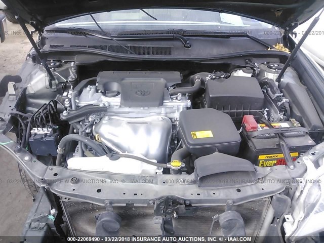 4T1BF1FK2DU698269 - 2013 TOYOTA CAMRY L/SE/LE/XLE GRAY photo 10