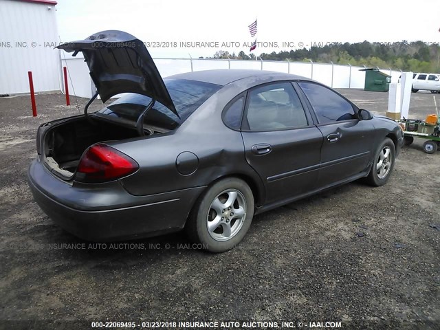 1FAFP55253A203743 - 2003 FORD TAURUS SES GRAY photo 4