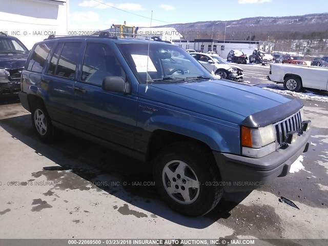 1J4GZ58SXRC300223 - 1994 JEEP GRAND CHEROKEE LAREDO BLUE photo 1