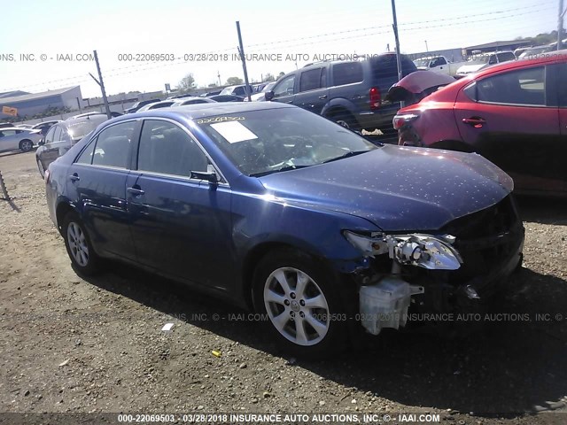 4T1BE46K49U293137 - 2009 TOYOTA CAMRY SE/LE/XLE BLUE photo 1