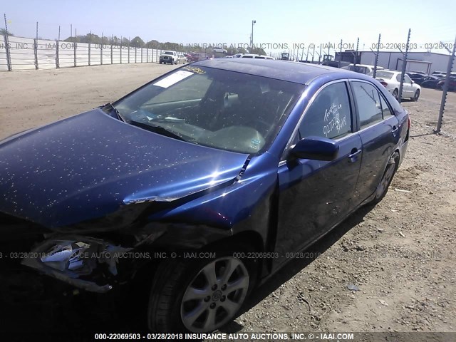 4T1BE46K49U293137 - 2009 TOYOTA CAMRY SE/LE/XLE BLUE photo 6