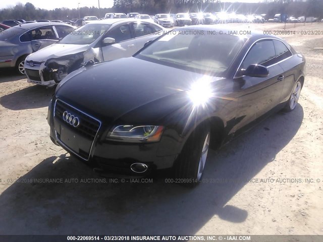 WAULFAFR4AA084596 - 2010 AUDI A5 PREMIUM PLUS BLACK photo 2