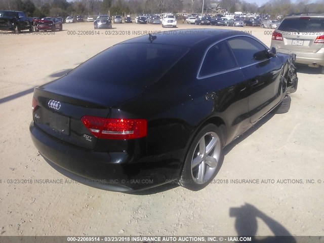 WAULFAFR4AA084596 - 2010 AUDI A5 PREMIUM PLUS BLACK photo 4