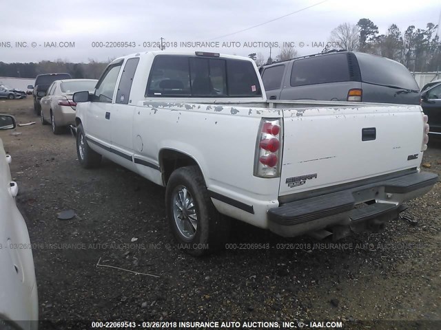 2GTEC19R7W1561264 - 1998 GMC SIERRA C1500 WHITE photo 3