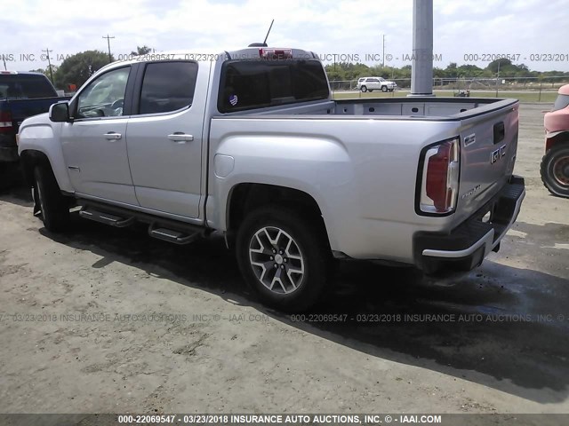 1GTG6CEN6H1247726 - 2017 GMC CANYON SLE SILVER photo 3