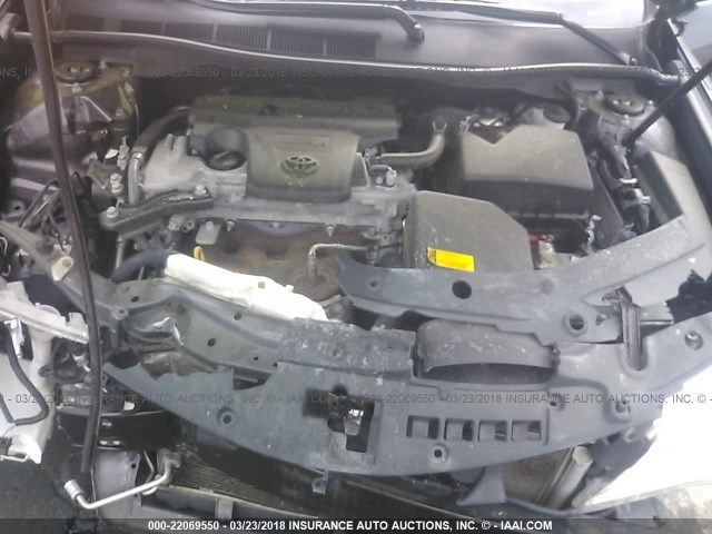 4T4BF1FK5CR245834 - 2012 TOYOTA CAMRY SE/LE/XLE ფერფლისფერი ფოტო 10