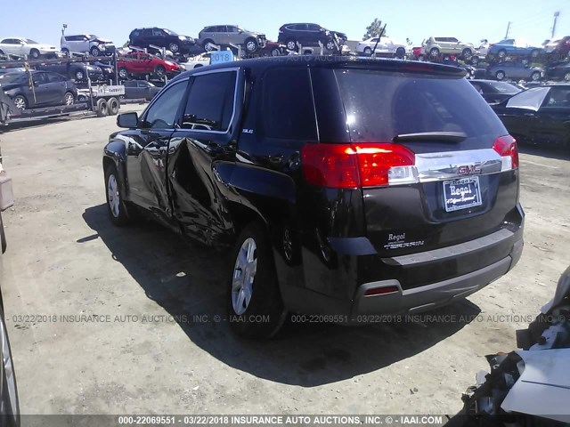 2GKALMEK5F6409130 - 2015 GMC TERRAIN SLE BLACK photo 3