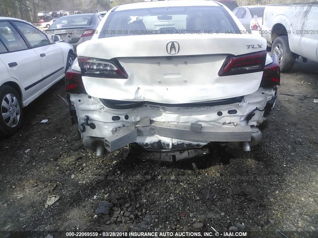 19UUB1F54FA019241 - 2015 ACURA TLX TECH WHITE photo 6